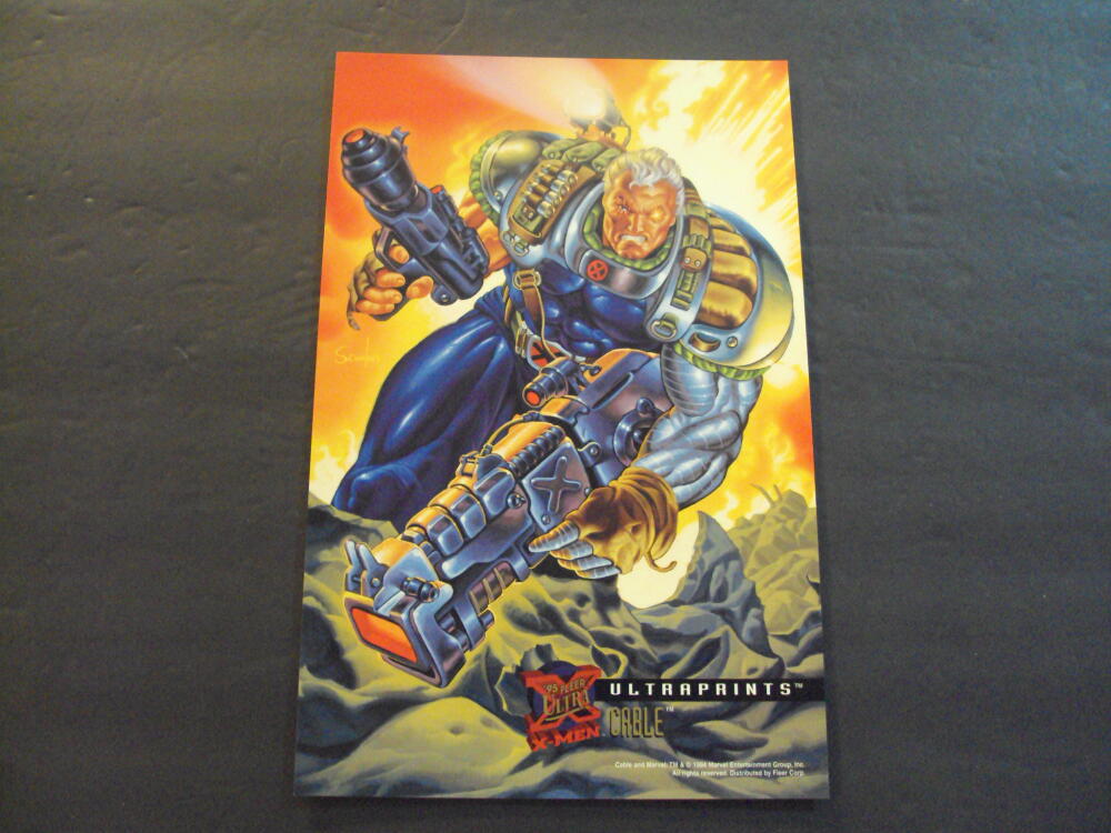 '95 Fleer Ultra Prints X-Men Cable 6.5