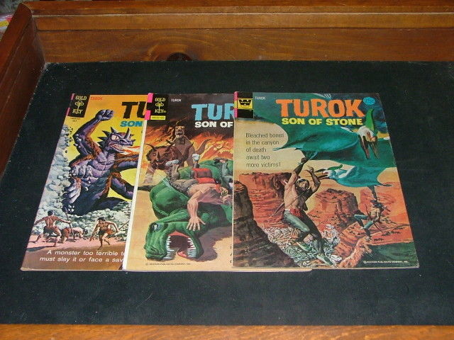 3 Issues Turok #s 46, 90-91 Gold Key Silver/Bronze Age